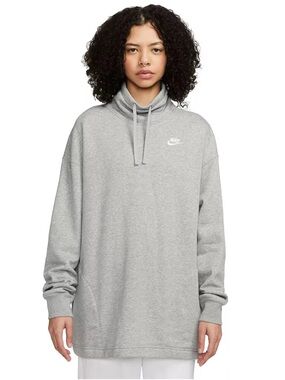 Nike Sportswear Women’s Club Fleece Oversized Mock-Neck Sweatshirt - Size Medium